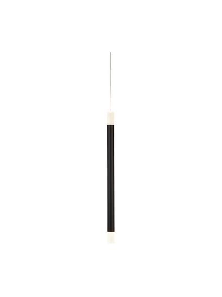 Malé závěsné LED svítidlo Wands, Černá, bílá, Ø 3 cm, V 43 cm