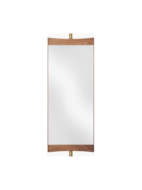 Miroir mural ajustable Vanity, Bois de noyer, larg. 28 x haut. 74 cm