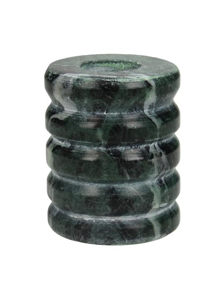Portacandele in marmo verde Jim, Marmo, Marmo verde, Ø 5 x Alt. 6 cm