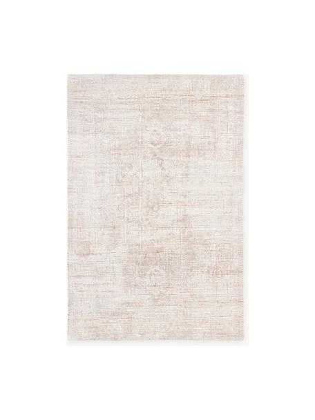 Tapis à poils ras Alisha, 63 % jute, 37 % polyester, Beige, blanc cassé, larg. 120 x long. 180 cm (taille S)