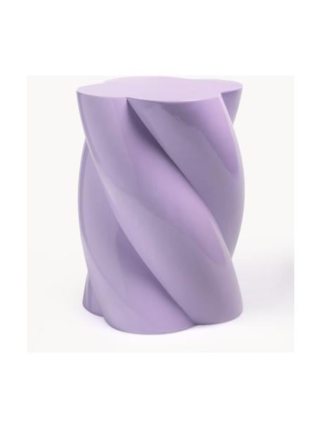 Beistelltisch Marshmallow, Glasfaser, Lavendel, Ø 30 x H 40 cm