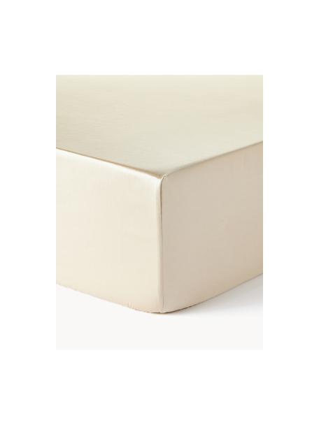 Hoeslaken Marianna, moerbeizijde, Weeftechniek: zijde Draaddichtheid 320 , Gebroken wit, B 180 x L 200 cm, H 25 cm