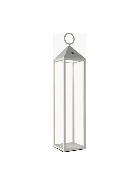 Lampada da esterno portatile a LED con luce regolabile  Cargo, Struttura: alluminio laccato, Bianco, trasparente, Larg. 14 x Alt. 67 cm