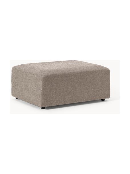 Puf reposapiés Melva, Tapizado: 100% poliéster Alta resis, Estructura: madera de pino y abeto ma, Patas: plástico., Tejido greige, An 99 x F 72 cm
