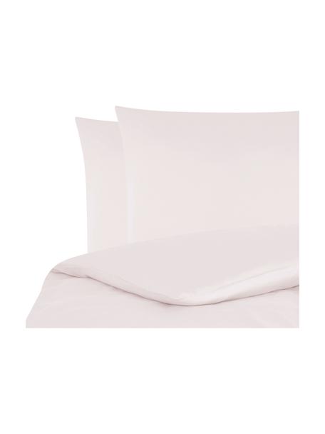 Parure copripiumino in raso di cotone Comfort, Rosa, 255 x 200 cm + 2 federe 50 x 80 cm