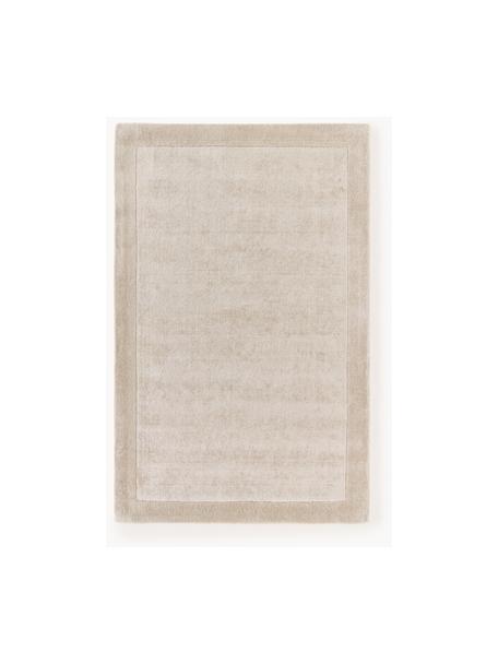 Laagpolig vloerkleed Kari, 100% polyester, GRS-gecertificeerd, Beige, B 80 x L 150 cm (maat XS)