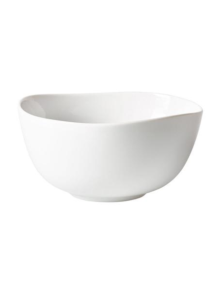 Cuenco de porcelana Organic, Porcelana de pasta dura, Blanco, Ø 15 cm