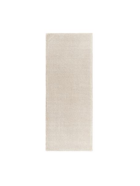 Handgewebter Kurzflor-Läufer Ainsley in Beige, 60 % Polyester, GRS-zertifiziert
40 % Wolle, Beige, B 80 x L 200 cm