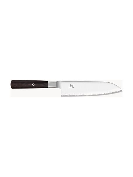 Coltello Santoku Miyabi, Maniglia: legno Pakka, Argentato, legno scuro, Lunghezza 33 cm
