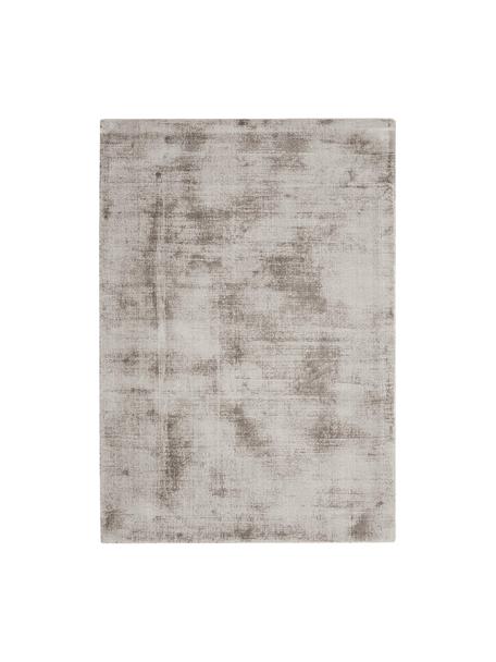 Ręcznie tkany dywan z wiskozy Jane, Taupe, S 80 x D 150 cm (Rozmiar XS)