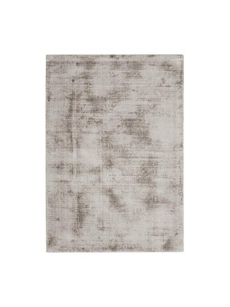 Ręcznie tkany dywan z wiskozy Jane, Greige, S 80 x D 150 cm (Rozmiar XS)