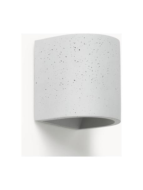 LED-Aussenwandleuchte Kyra aus Beton, Beton, Grau, B 13 x H 15 cm