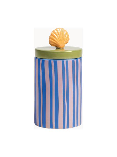 Opbergpot Shell van dolomiet, Dolomiet, Meerkleurig, Ø 12 x H 25 cm