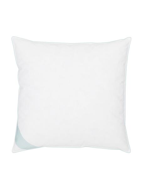 Almohada 3 cámaras Premium, firmeza alta, Exterior: plumas blancas nuevas (90, Interior: plumas nuevas blancas, cl, Funda: 100% algodón Mako, Duro, An 80 x L 80 cm