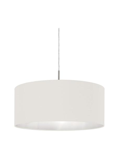 Suspension en textile Parry, Blanc, Ø 53 x haut. 23 cm