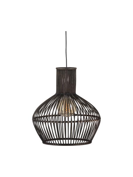 Suspension en bambou Asia, Noir, Ø 44 x haut. 50 cm