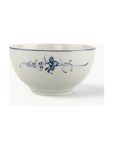 Miseczka z porcelany Vieux Luxembourg, Porcelana premium, Biały, niebieski, Ø 14 x W 8 cm