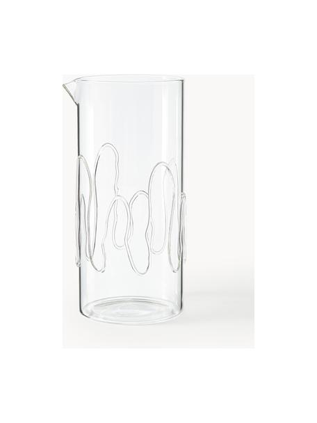 Carafe soufflée bouche Doodle, 1,2 L, Verre, Transparent, 1,2 L