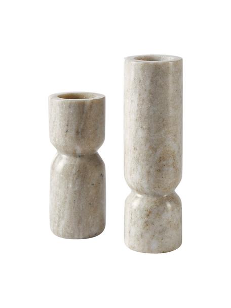 Set 2 candelabri in marmo effetto travertino Como, Marmo

Poiché il marmo è un prodotto naturale, possono verificarsi variazioni di colore e di marmorizzazione, Beige, Set in varie misure