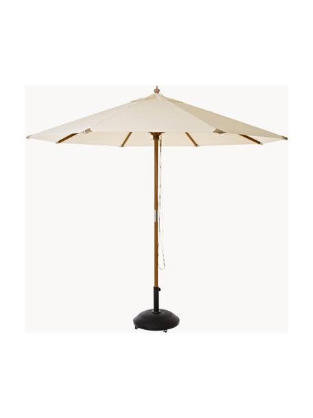 Ronde parasol Capri, Ø 300 cm, Lichtbeige, Ø 300 x H 265 cm