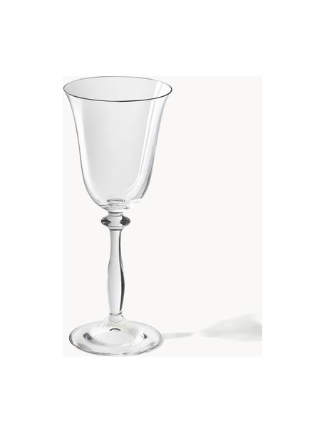 Verres à vin blanc Lacey, 4 pièces, Cristal

Apportez l'éclat du cristal à votre table ! Ce verre est d'une transparence exceptionnelle et d'un poids agréable, ce qui lui donne une sensation de qualité et un aspect élégant. De plus, les coupes fines rendent chaque pièce unique, en faisant un objet à la fois pratique et esthétique, Transparent, Ø 7 x haut. 25 cm, 185 ml