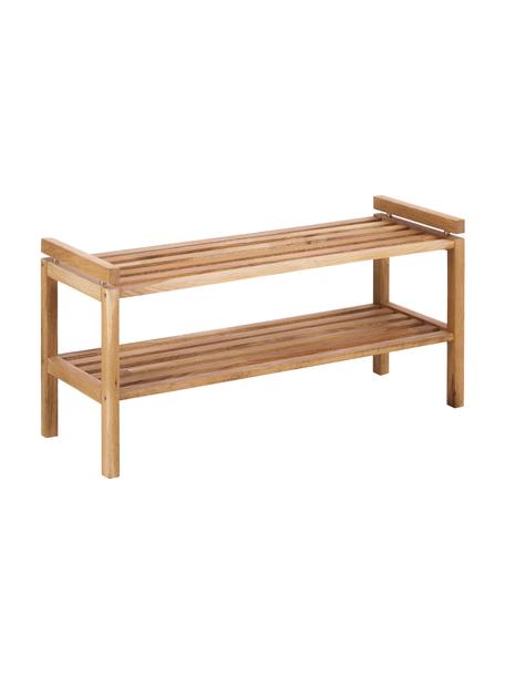Holz-Schuhregal Confetti, Eichenholz, lackiert, Eichenholz, B 80 x H 40 cm