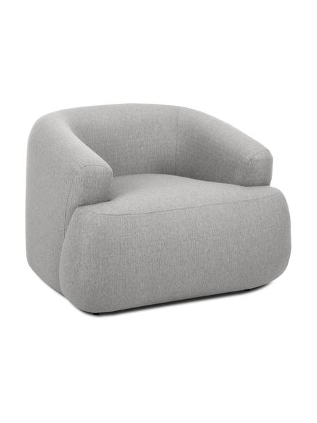 Sillón Sofia, Tapizado: 100% polipropileno Alta r, Tapizado: relleno de espuma, Estructura: madera de pino macizo, ag, Patas: plástico, Tejido gris, An 96 x F 82 cm