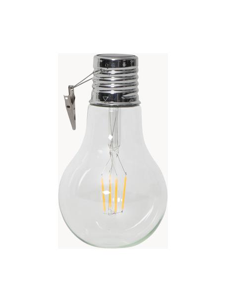 Solárna závesná LED lampa Fille, 2 ks, Priehľadná, Ø 10 x V 18 cm