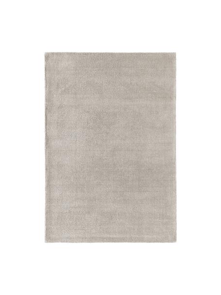 Tappeto a pelo corto fatto a mano Ainsley, 60% poliestere, certificato GRS
40% lana, Grigio chiaro, Larg. 80 x Lung. 150 cm (taglia XS)