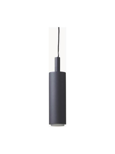 LED-Pendelleuchte Jari aus Metall, Lampenschirm: Metall, pulverbeschichtet, Diffusorscheibe: Acryl, Baldachin: Metall, pulverbeschichtet, Anthrazit, Ø 10 x H 40 cm
