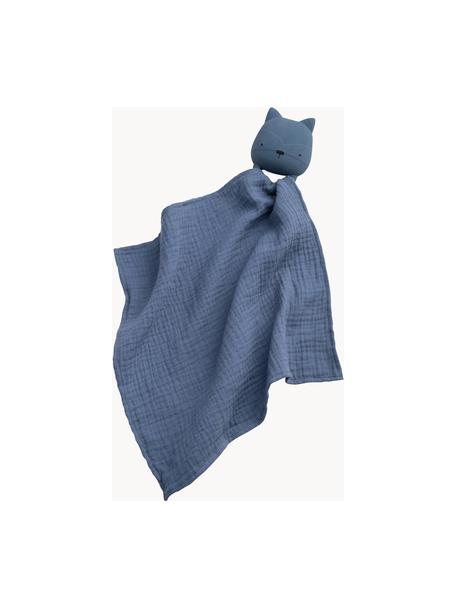 Bijtring Comforter met knuffeldoekje, Donkerblauw, B 41 x L 47 cm
