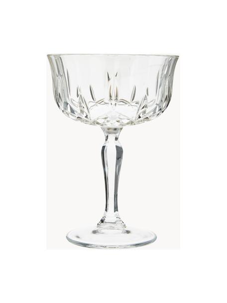 Coppa champagne in cristallo Opera 6 pz, Cristallo Luxion, Trasparente, Ø 10 x Alt. 14 cm, 240 ml