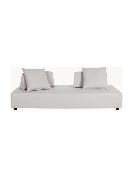 Chaise Longue ROTONDO Divano Letto da giardino PALMAS in rattan sintetico  grigio 180 x 210 h 192