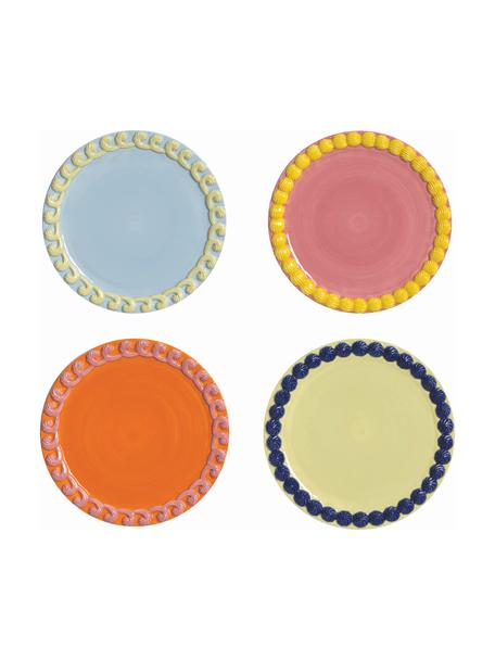 Súprava raňajkových tanierov Whip, 4 diely, Dolomit, glazúrovaná, Viac farieb, Ø 17 cm