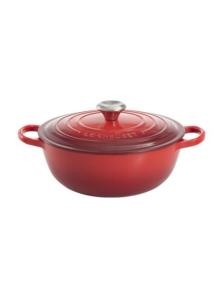 Marmite en fonte La Marmite, Fer, émaillé, Rouge cerise, Ø 26 x haut. 14 cm
