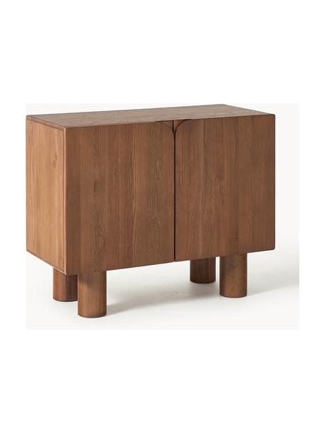 Sideboard Cadi aus Eichenholz, Eichenholz, braun lackiert, B 100 x H 80 cm