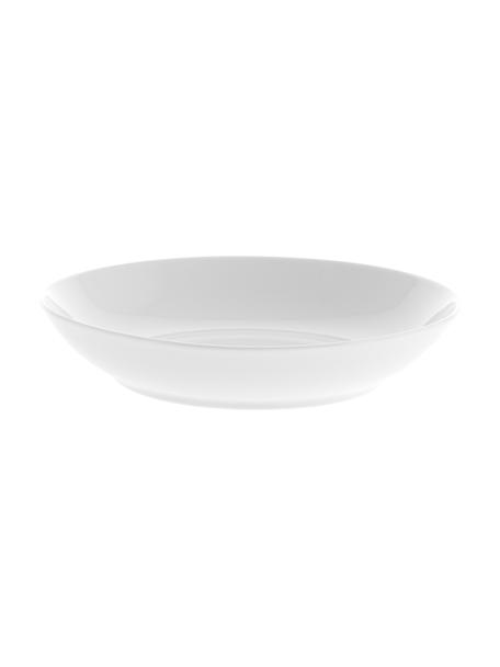 Porseleinen soepborden Delight Modern in wit, 2 stuks, Porselein, Wit, Ø 21 x H 4 cm