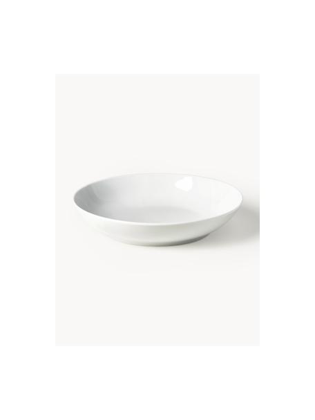 Assiettes creuses en porcelaine Delight Modern, 2 pièces, Porcelaine, Blanc, Ø 21 x haut. 4 cm
