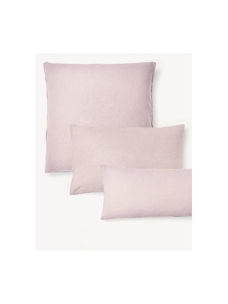 Funda de almohada de franela Biba, Rosa claro, An 50 x L 70 cm