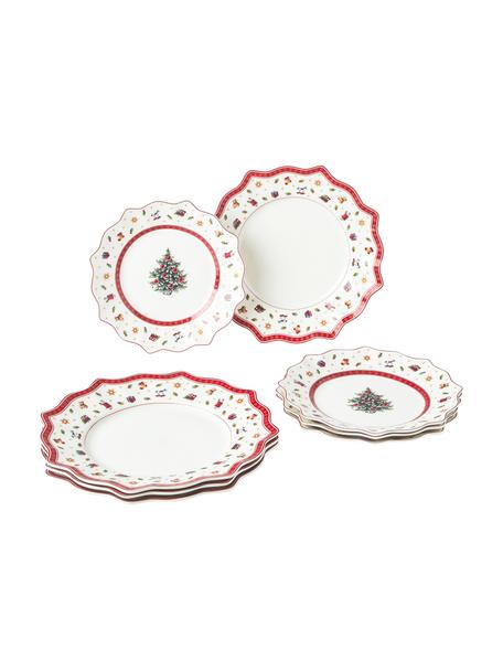 Sada porcelánového nádobí Delight, pro 4 osoby (8 dílů), Prémiový porcelán, Bílá, červená, více barev, Sada s různými velikostmi