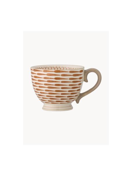 Tasse artisanale Maple, Grès cérame, Brun clair, beige clair, Ø 11 x haut. 9 cm, 420 ml