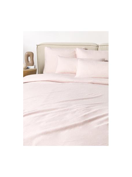 Housse de couette en lin délavé Airy, 100 % pur lin
Densité 110 fils par pouce carré, qualité standard

Le lin est une fibre naturelle qui se caractérise par sa respirabilité, sa résistance et sa douceur. Le lin est un matériau rafraîchissant et absorbant qui absorbe et évacue rapidement l'humidité, ce qui le rend idéal pour les températures chaudes.

Le matériau est certifié STANDARD 100 OEKO-TEX®, 15.HIN.65948, HOHENSTEIN HTTI, Blanc, larg. 140 x long. 200 cm