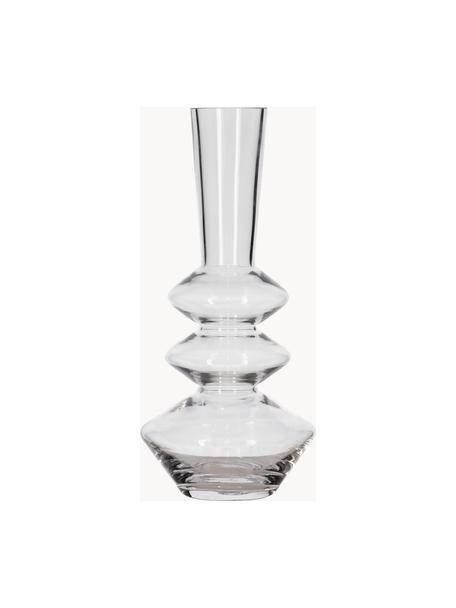 Skleněná váza Trio, Sklo, Transparentní, Ø 14 cm, V 31 cm