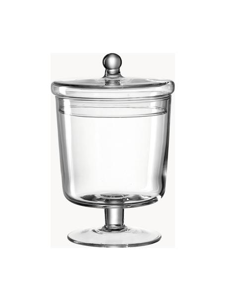 Pot de rangement en verre Poesia, Verre, Transparent, Ø 13 x haut. 19 cm