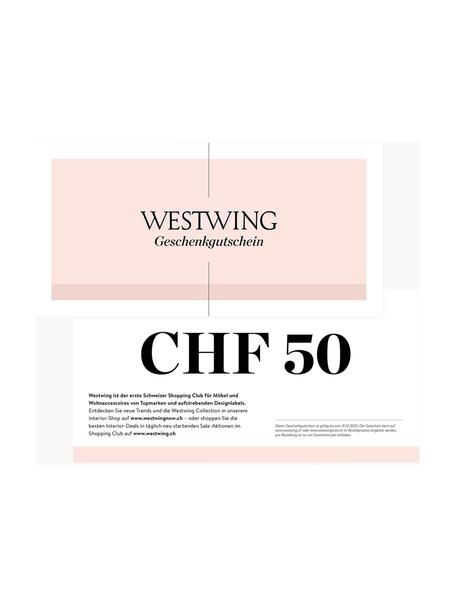 Gutscheinkarte, Gutschein auf edlem Papier, in hochwertigem Kuvert, Weiss, Rosa, 50