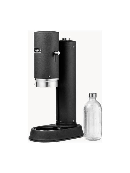 Waterbubbelset Carbonator Pro, Fles: glas, Mat zwart, Set met verschillende formaten