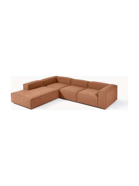 Modulárna XL rohová pohovka Lennon, Nugátová, Š 329 x H 269 cm, ľavé rohové prevedenie