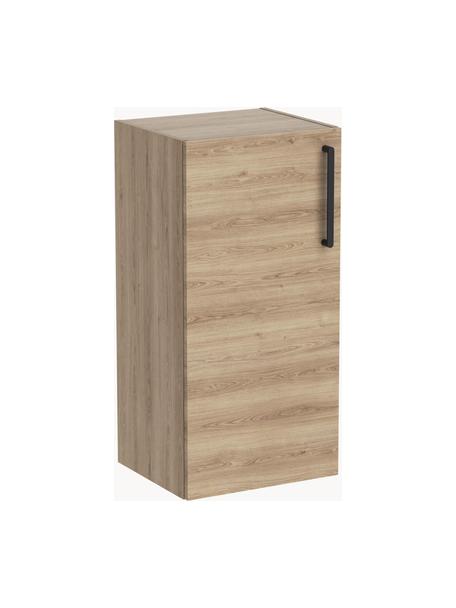 Armadietto bagno Orna, Larg. 40 cm, Maniglie: metallo rivestito, Marrone effetto legno, Larg. 42 x Alt. 85 cm