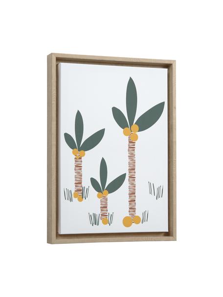Ingelijste digitale print Irini, Lijst: hout, Afbeelding: canvas, MDF, Bruin, multicolour, 30 x 42 cm