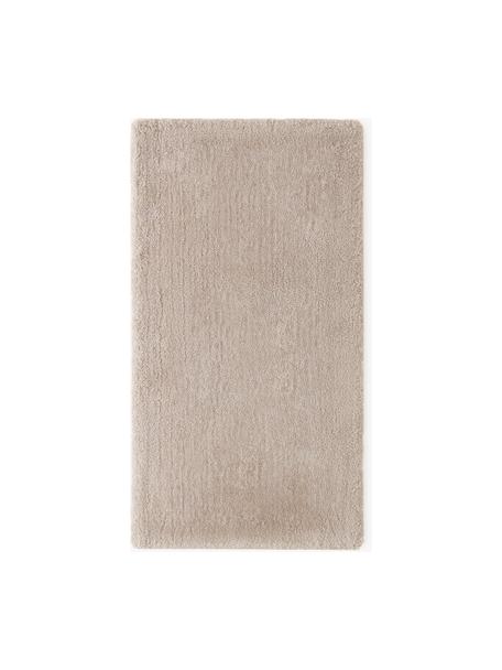 Huňatý koberec s vysokým vlasom Leighton, Hnedá, Š 80 x D 150 cm (veľkosť XS)